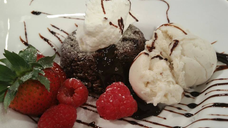 Bizcochito de chocolate con mantecado