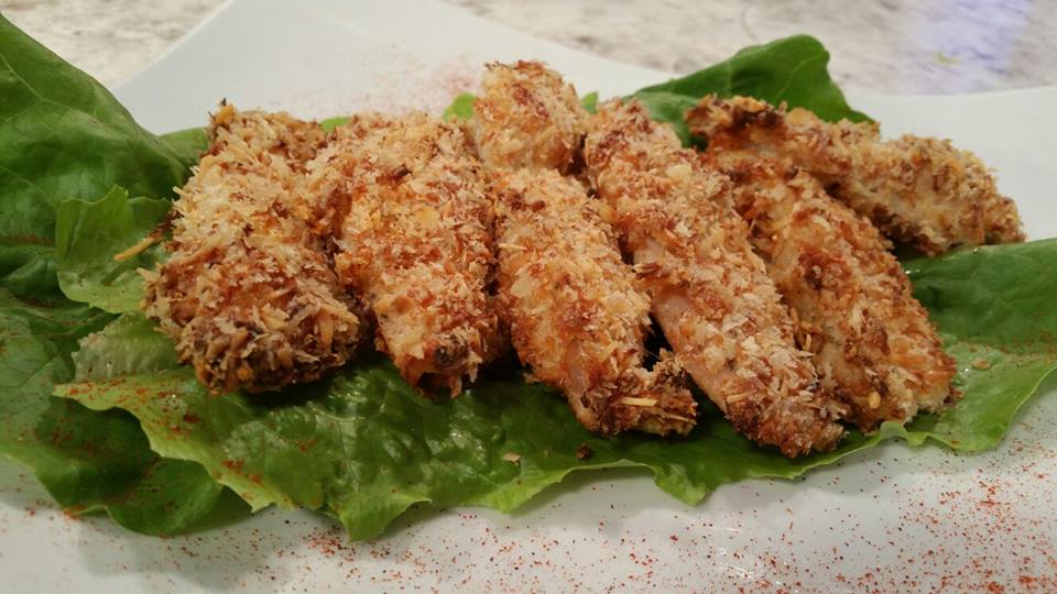 Bocadillos de pollo ranch