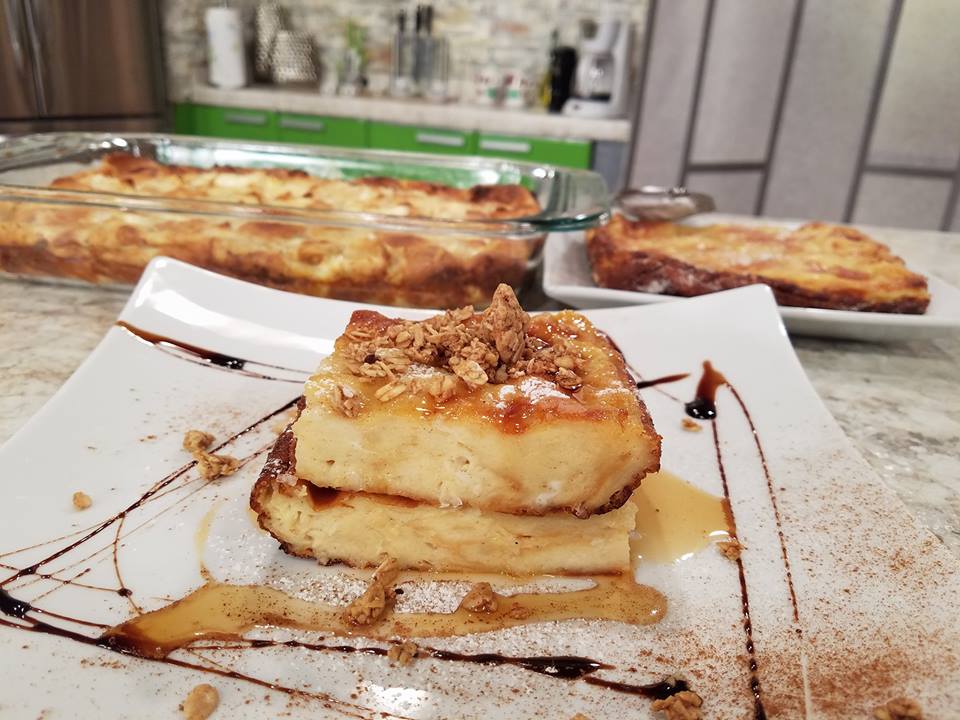 Budín de tostadas francesas