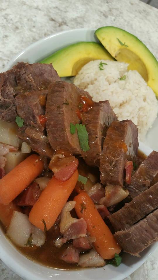 Carne mechada de res