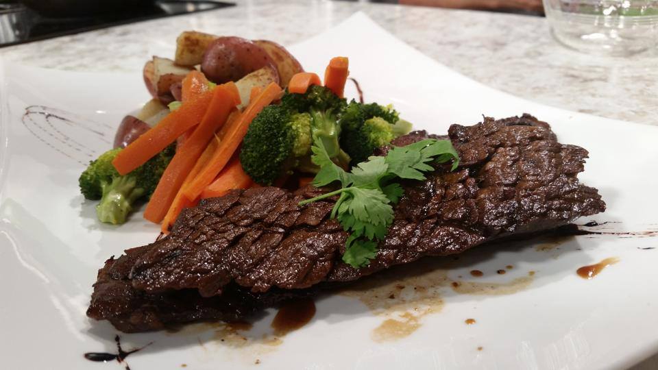 Churrasco con marinado agridulce