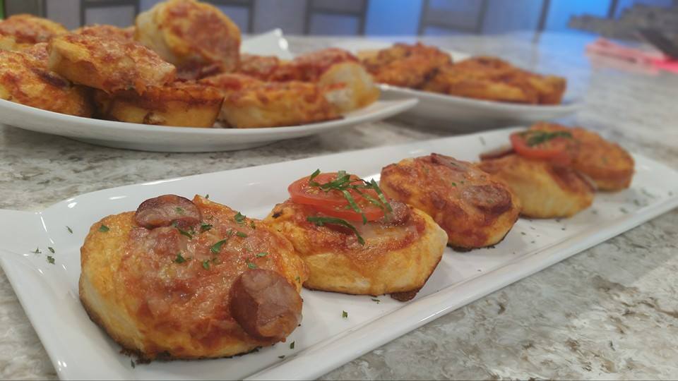 Muffins de pizza