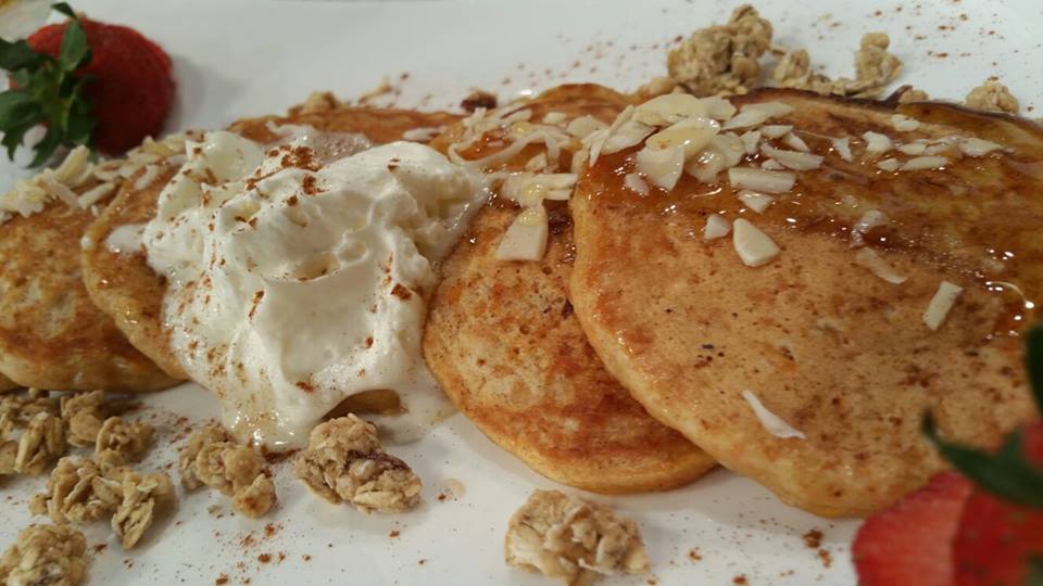 Pancakes de zanahoria