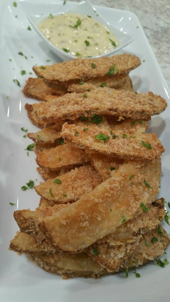 Papitas al parmesano