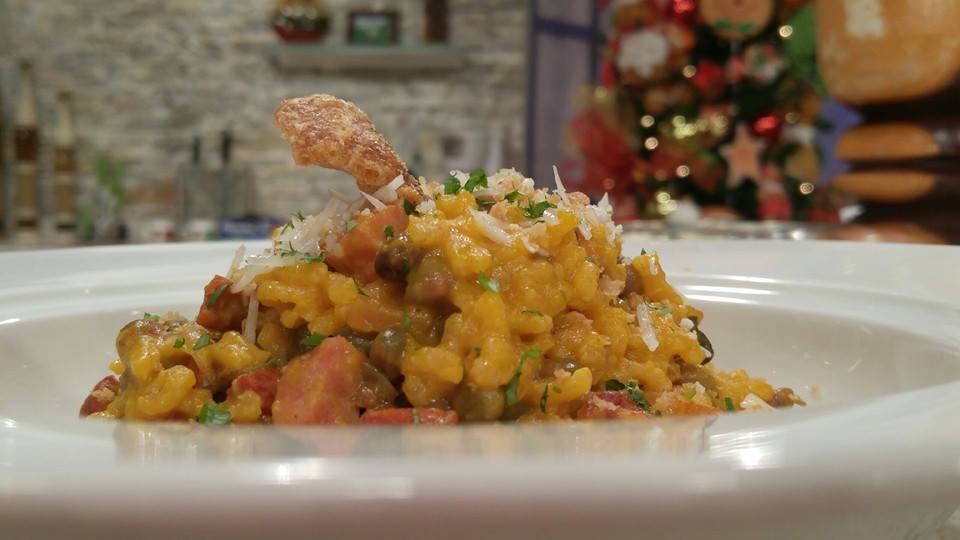 Risotto de gandules
