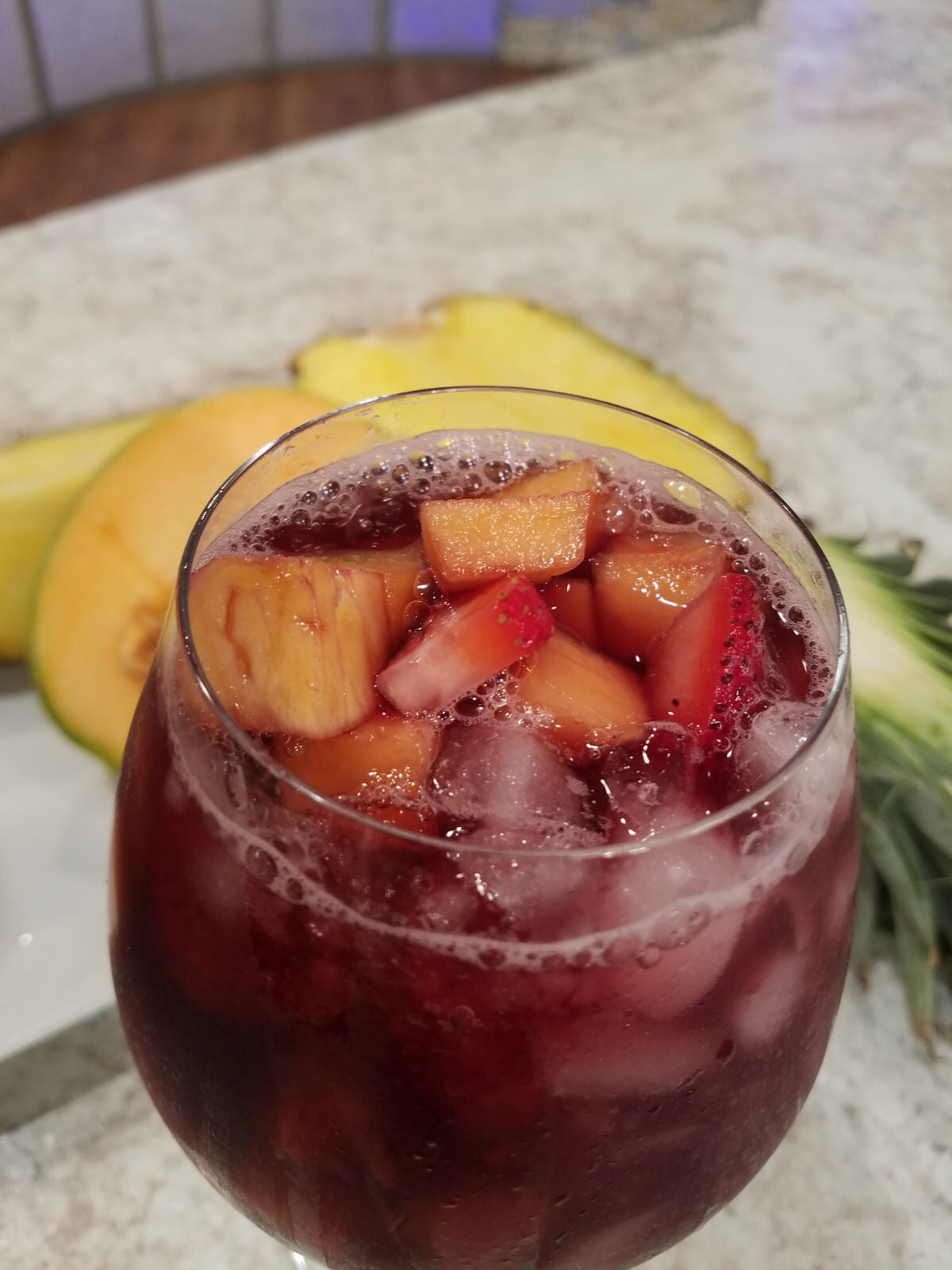 Sangría de frutas