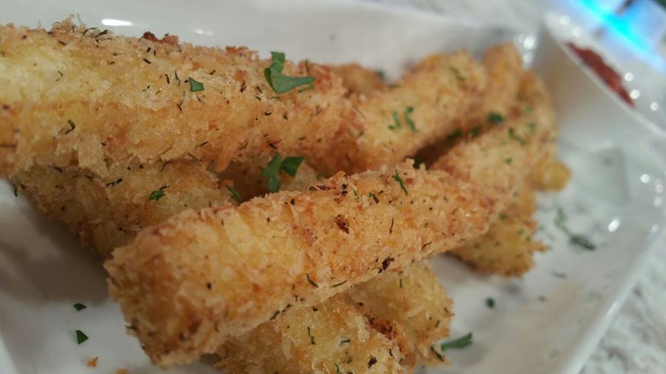 Sticks de queso al horno