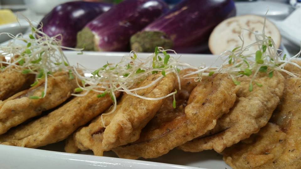Tortitas de berenjena