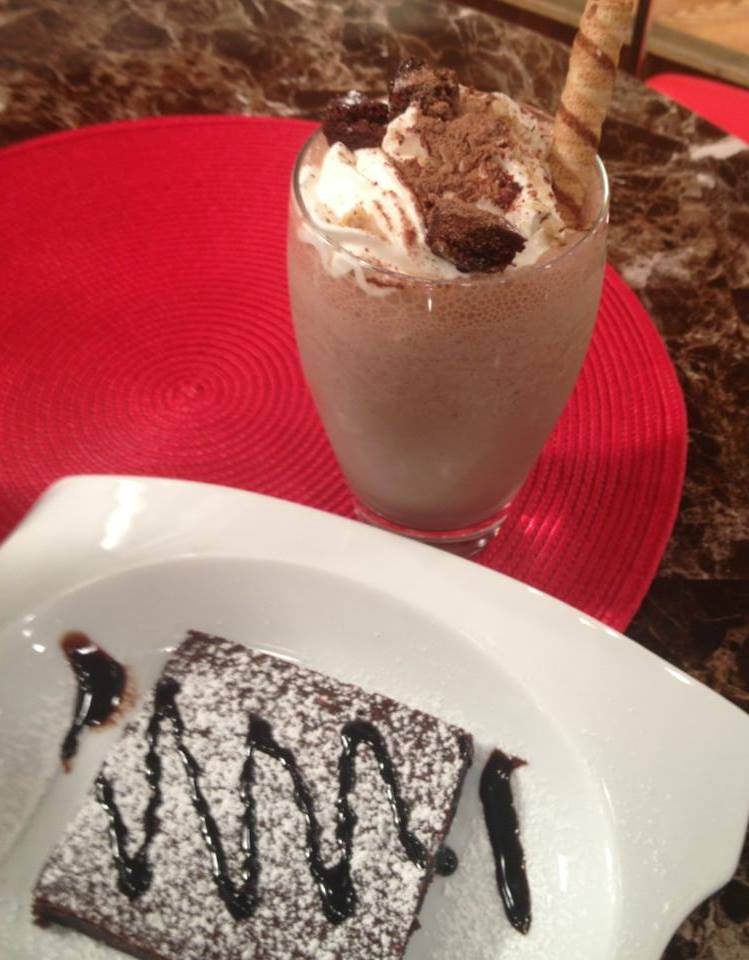 Frappe de brownie