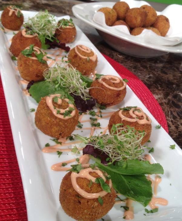 Croquetas de batata y chorizo