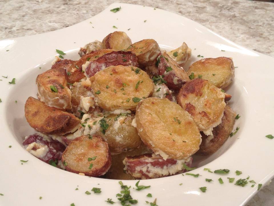 Papas al horno con queso