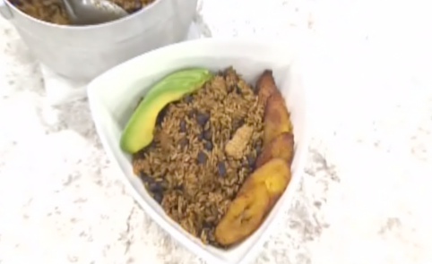 Arroz moro boricua