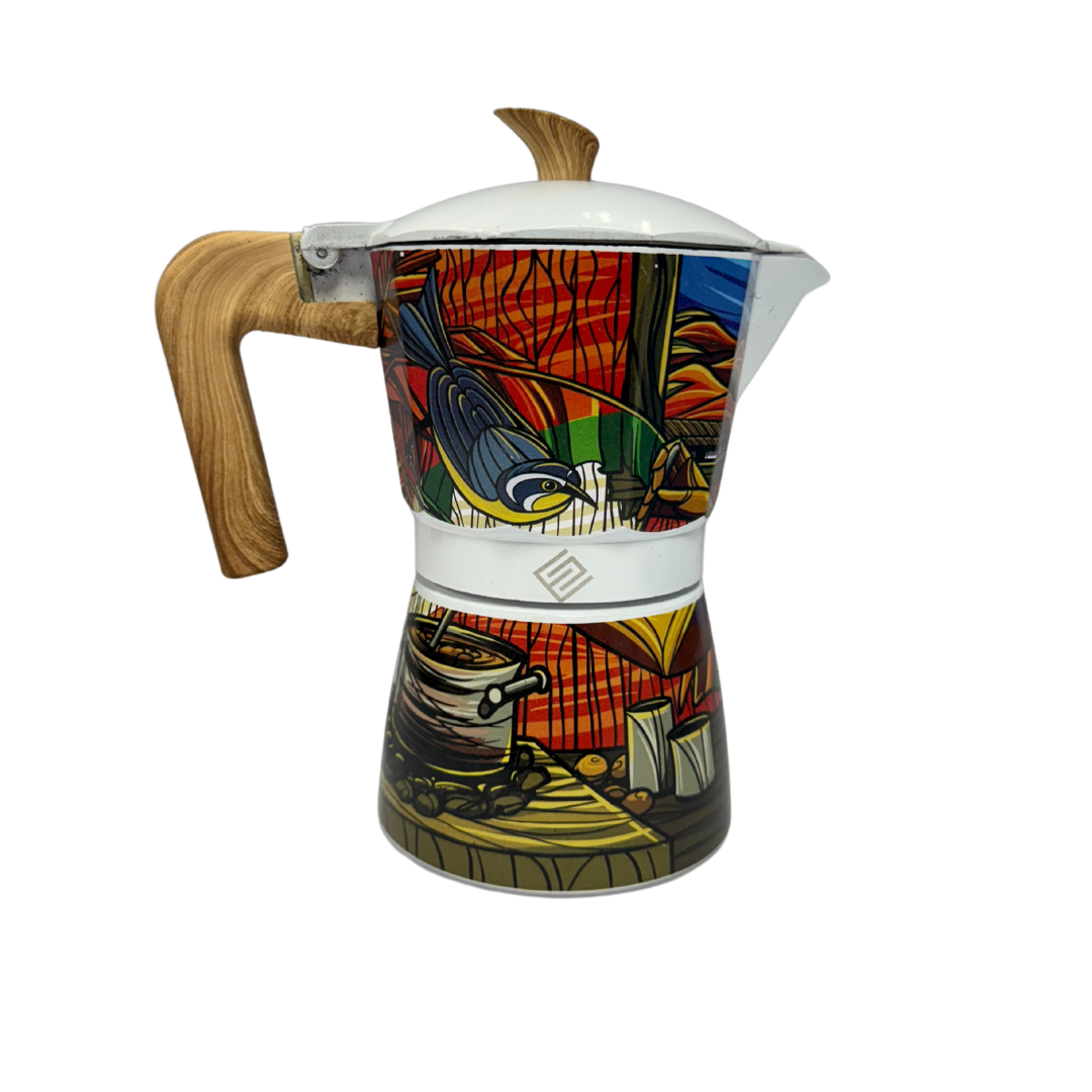 Cafetera Greca Tradicional de 6 Tazas Chef Edgardo Noel